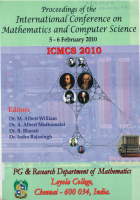 Proceedings of the International conference on mathematics and computer science, 5-6 February 2010