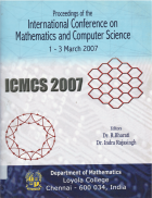 Proceedings of the International conference on mathematics and computer science, March 1-3, 2007